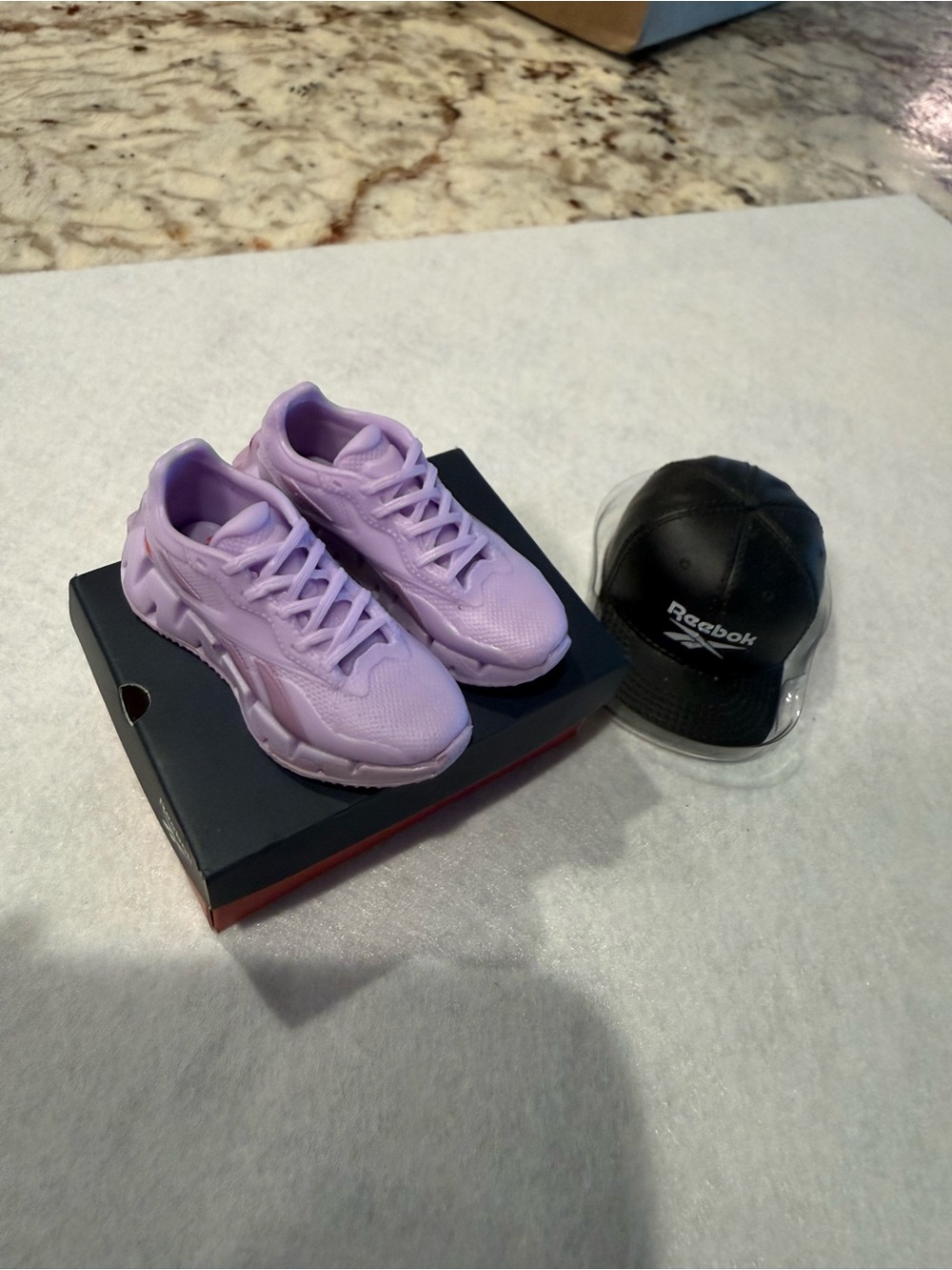 Mini Brands Athletic Sneakers and Cap- Reebok